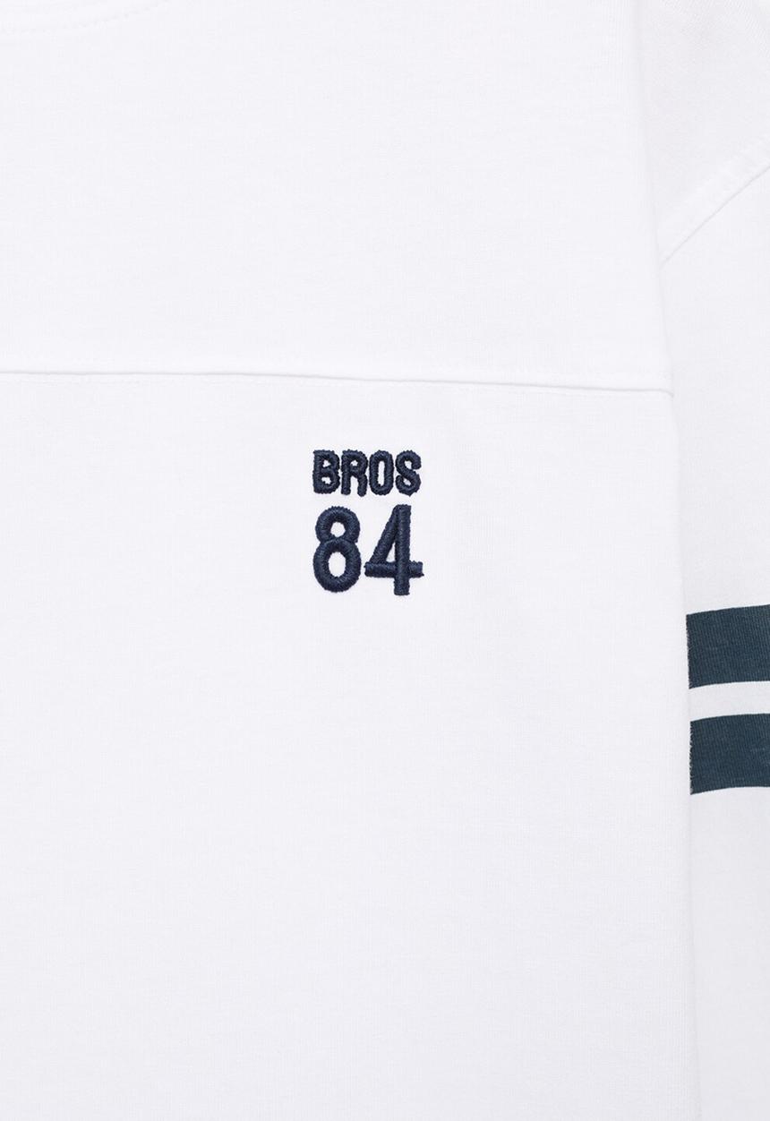 MANGO - T-shirt varsi - white