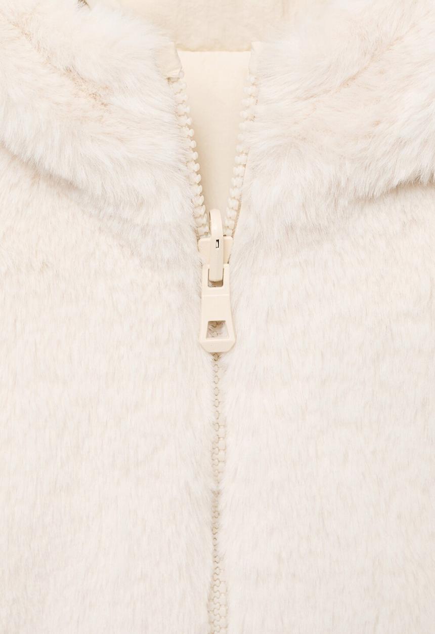 MANGO - Coat copito - Natural
