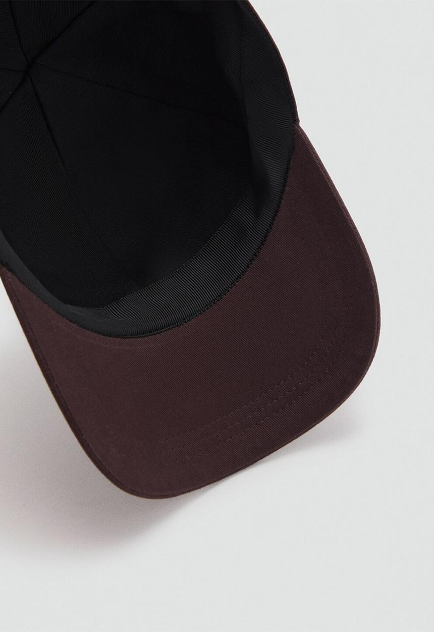 MANGO - Gorra Fabric Cap - Deep Red