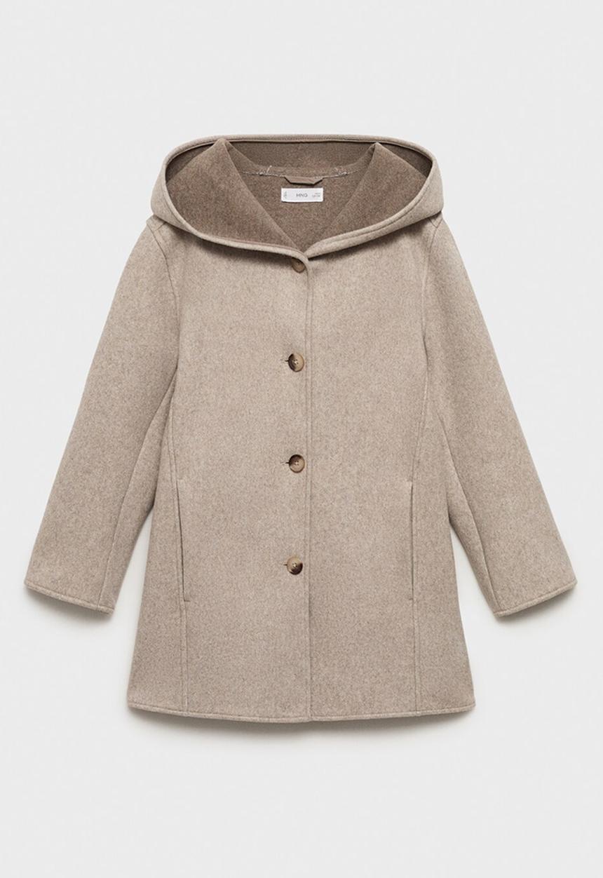 MANGO - Coat sandra - light beige