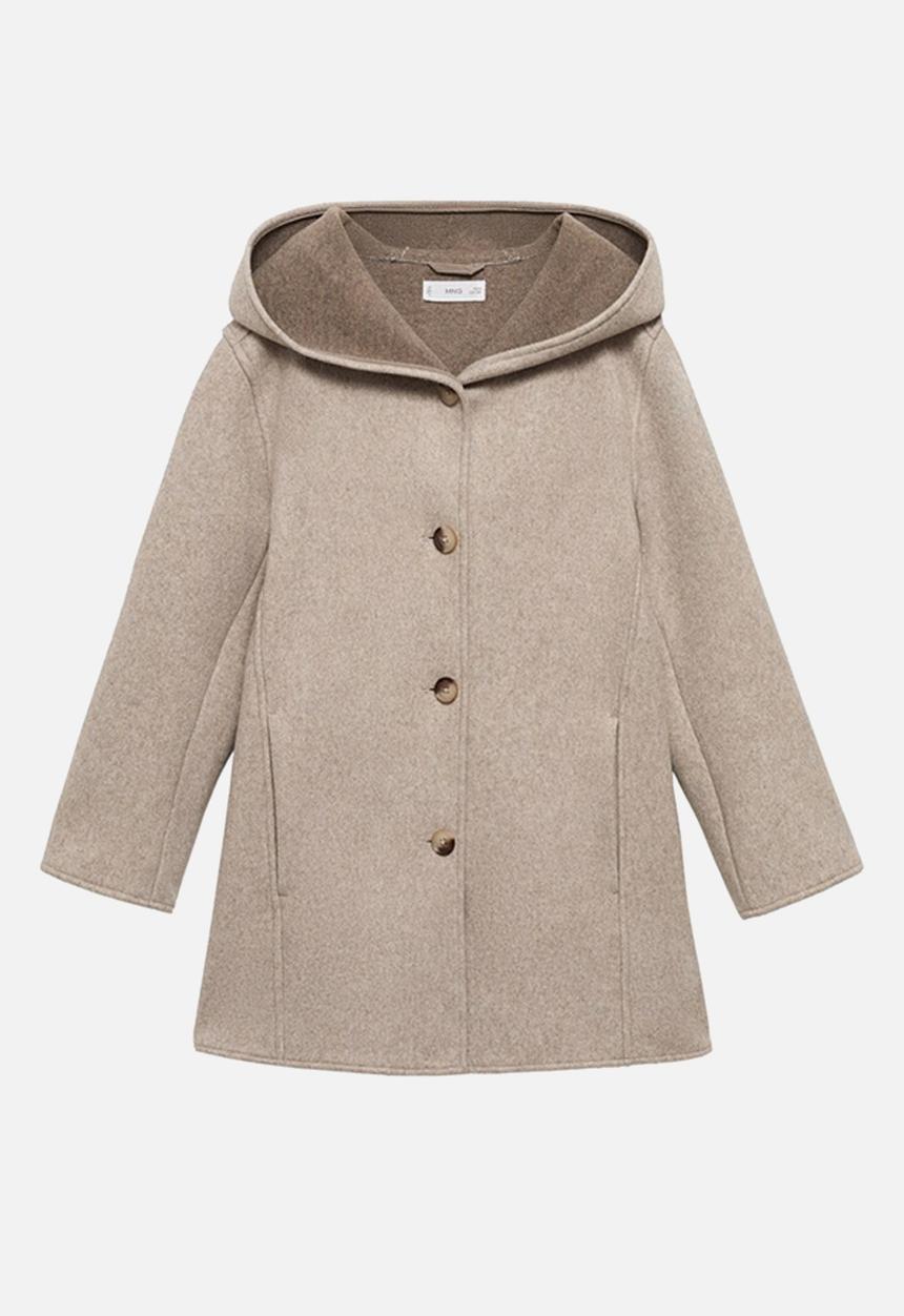 MANGO - Coat sandra - light beige