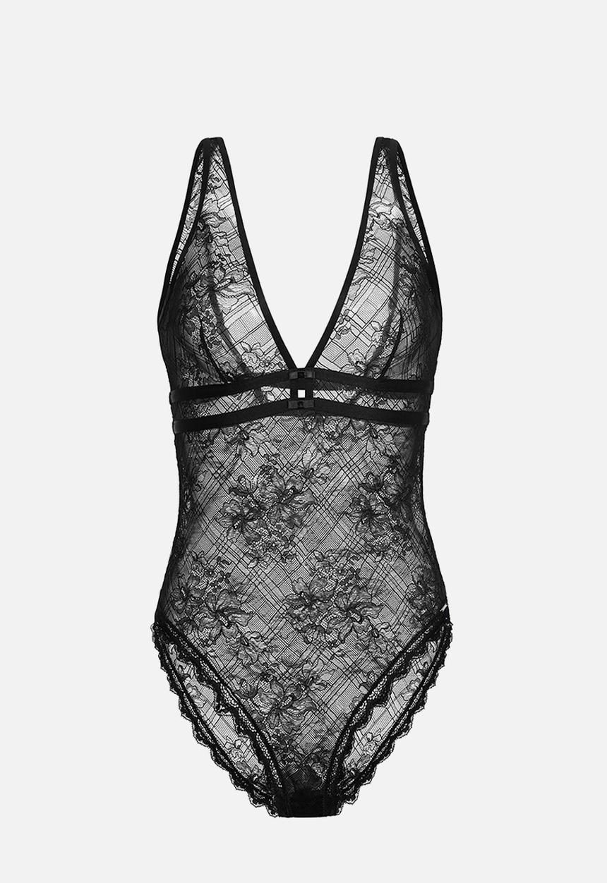 Hasina bodysuit - black