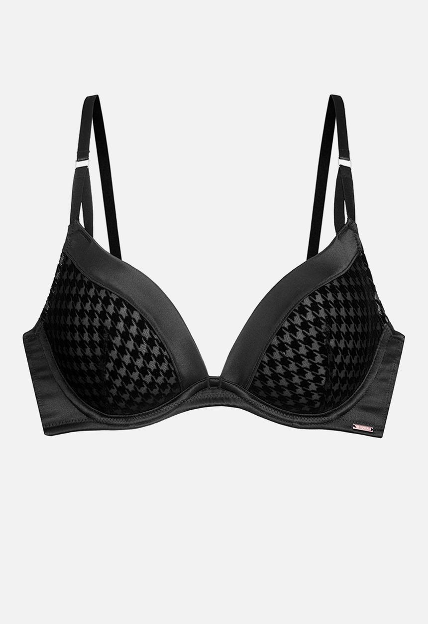 DORINA - Julianna push up plunge - black