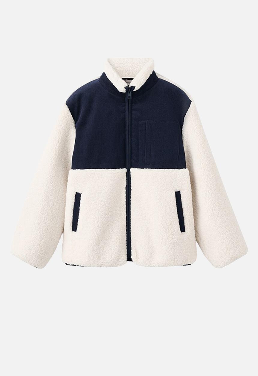 MANGO - Shearling jacket - off white