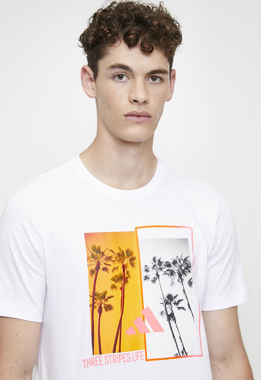 adidas Performance - Tree Photos Tee - White