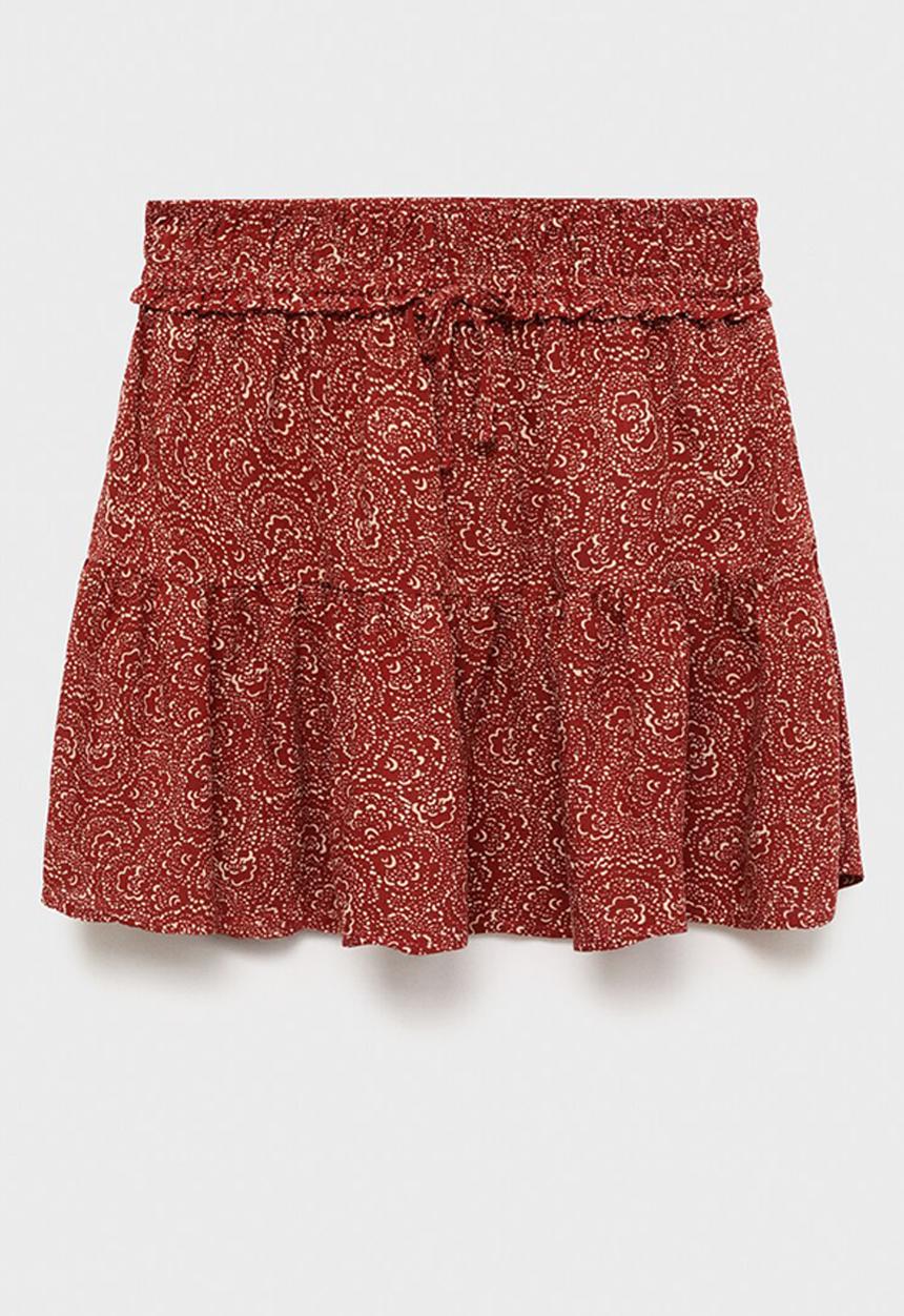 MANGO - Skirt lolita - medium orange