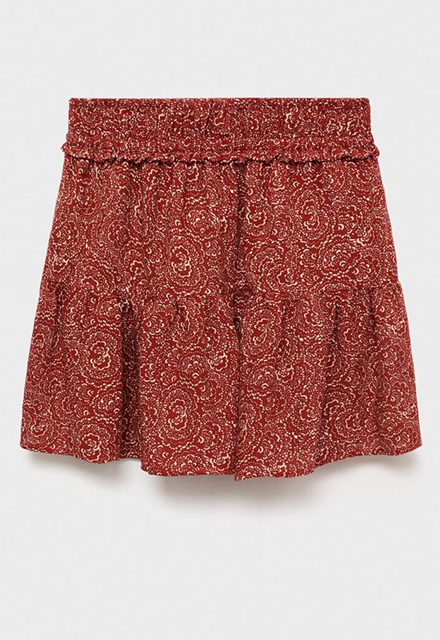 MANGO - Skirt lolita - medium orange