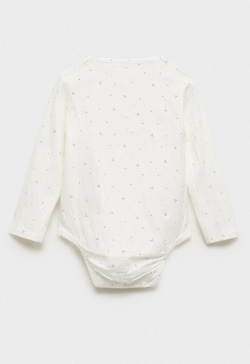 MANGO - Bodysuit dot - natural