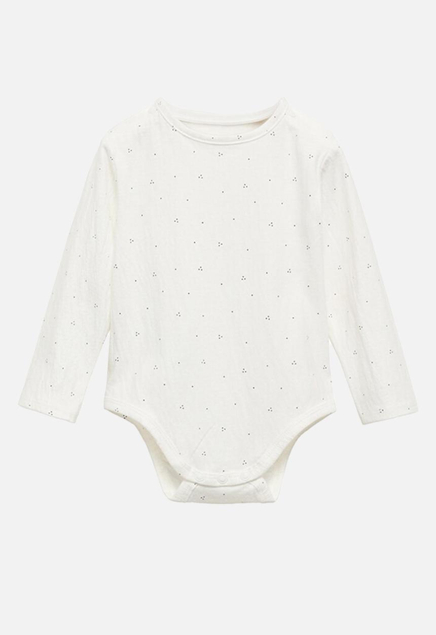 MANGO - Bodysuit dot - natural