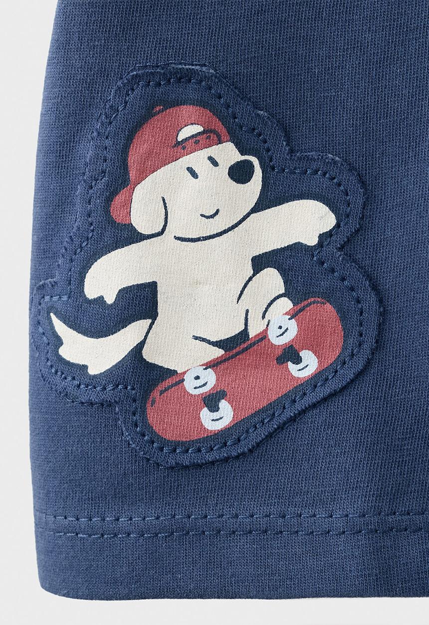 MANGO - T-shirt perro - dark blue