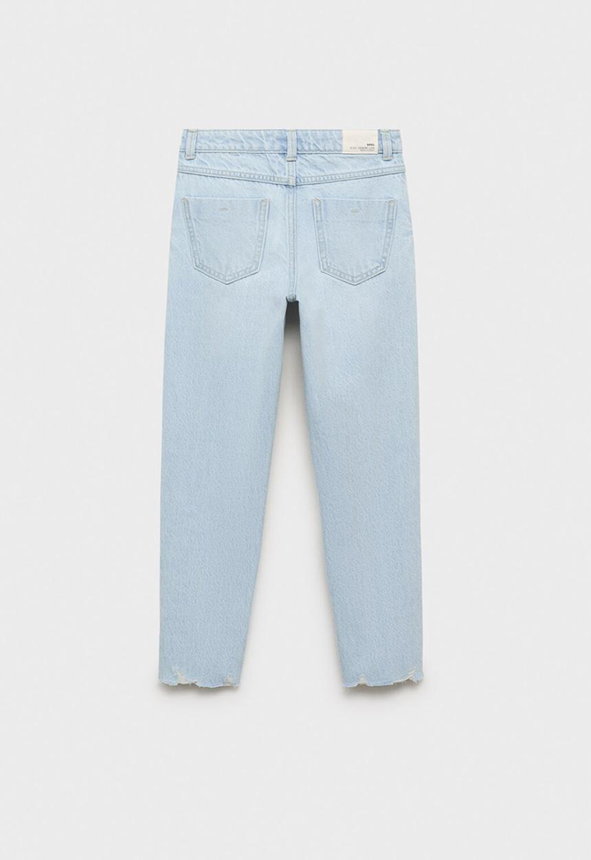 MANGO - Jeans mom1 - open blue