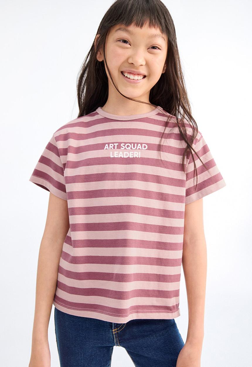 MANGO - T-shirt leader - pink