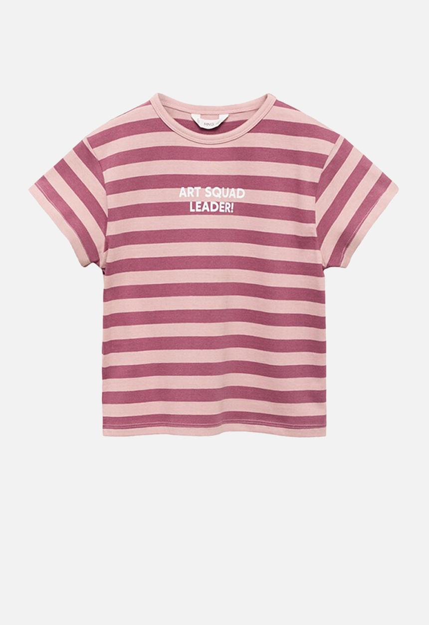 MANGO - T-shirt leader - pink