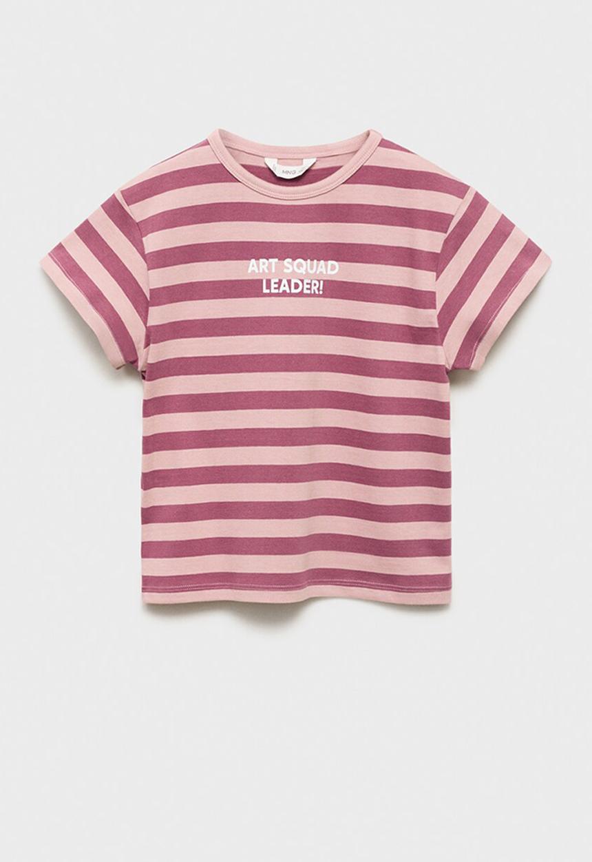 MANGO - T-shirt leader - pink