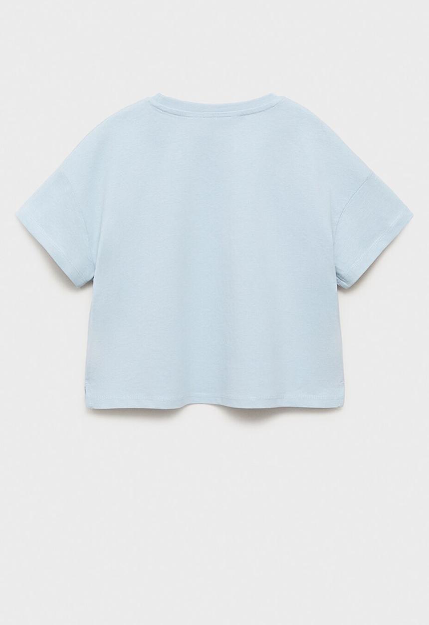 MANGO - T-shirt city - light pastel blue