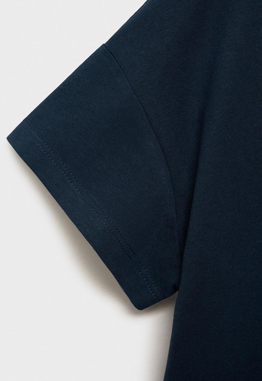 MANGO - T-shirt city - navy