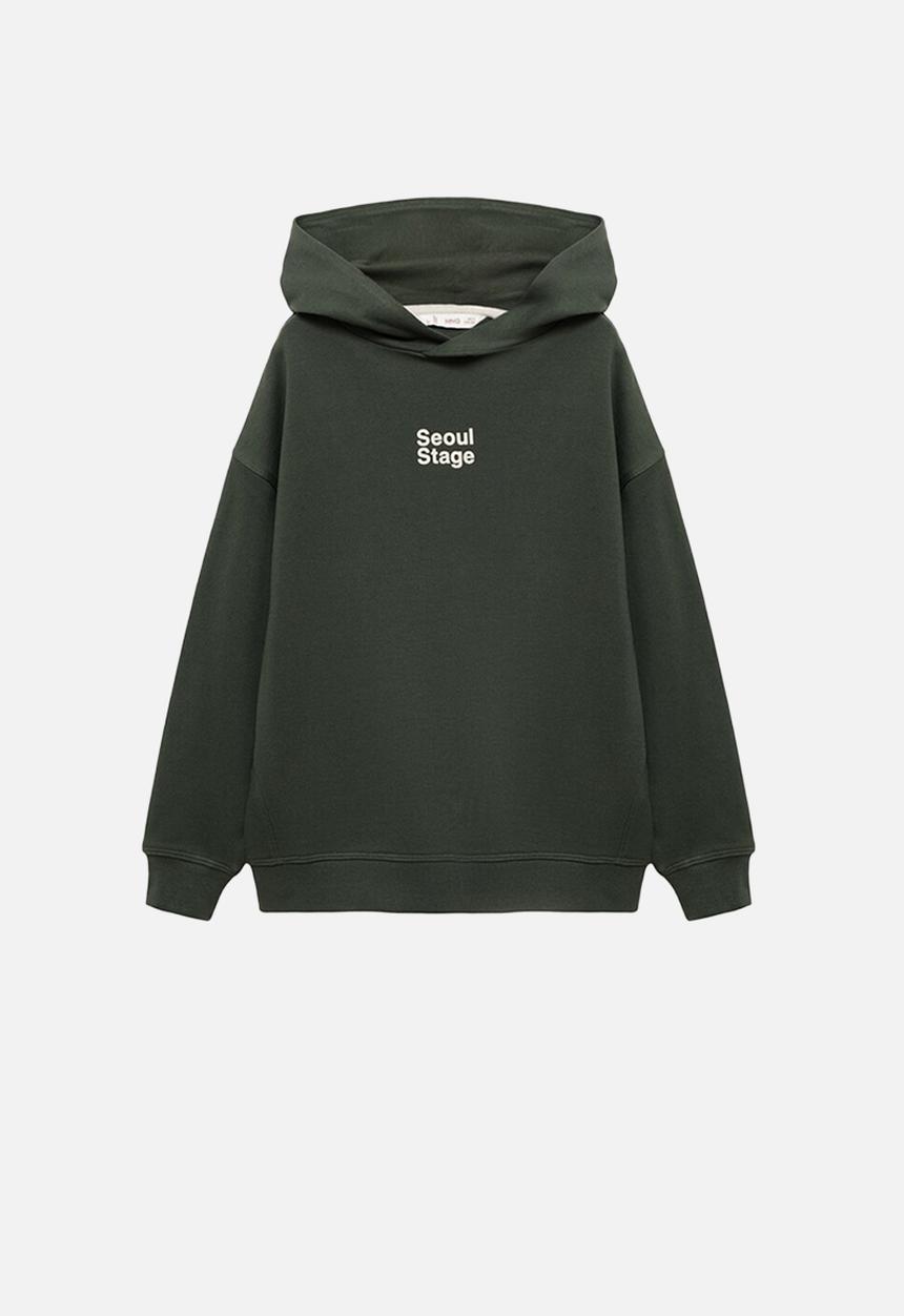 MANGO - Sweatshirt seoul - medium green