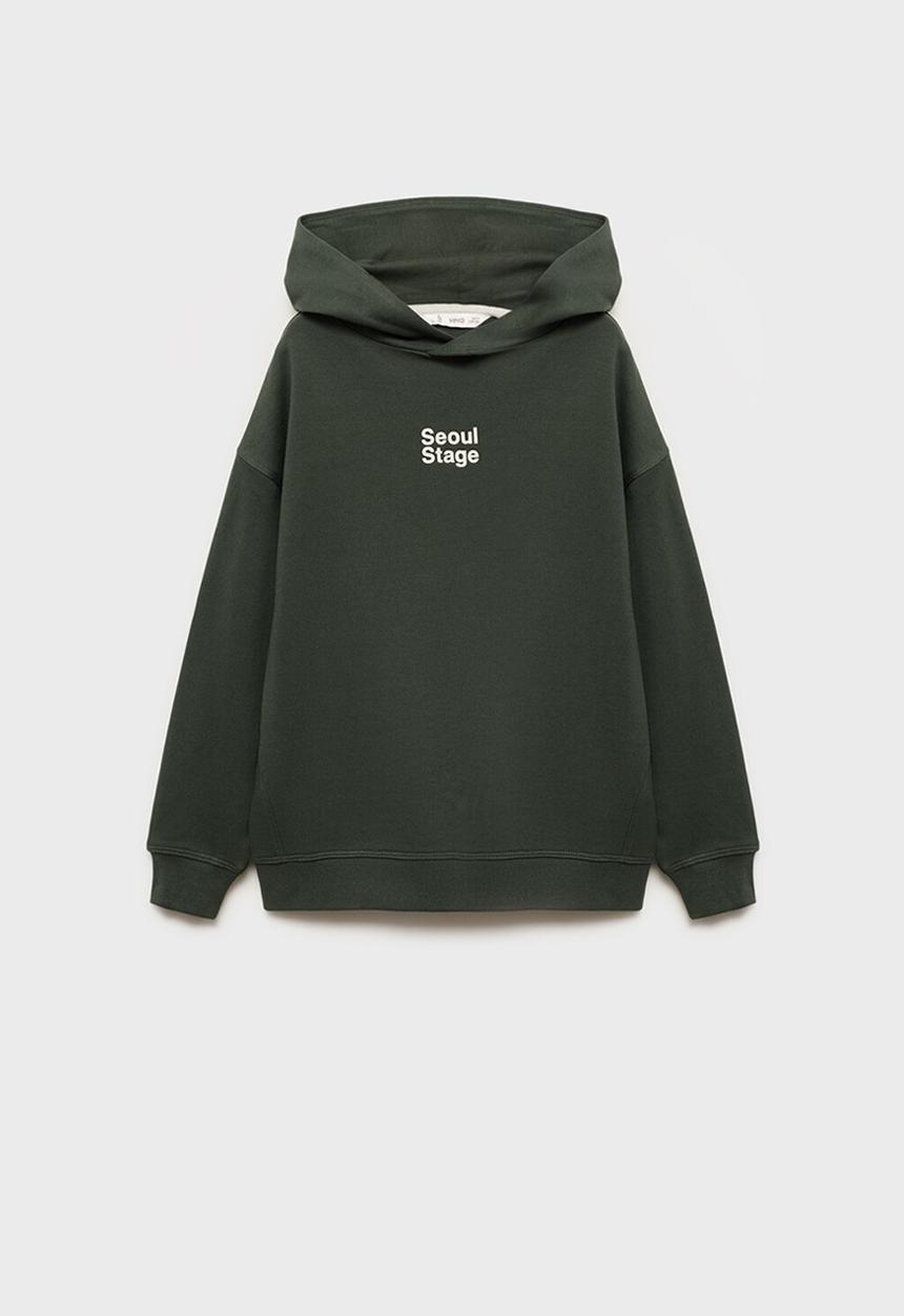 MANGO - Sweatshirt seoul - medium green