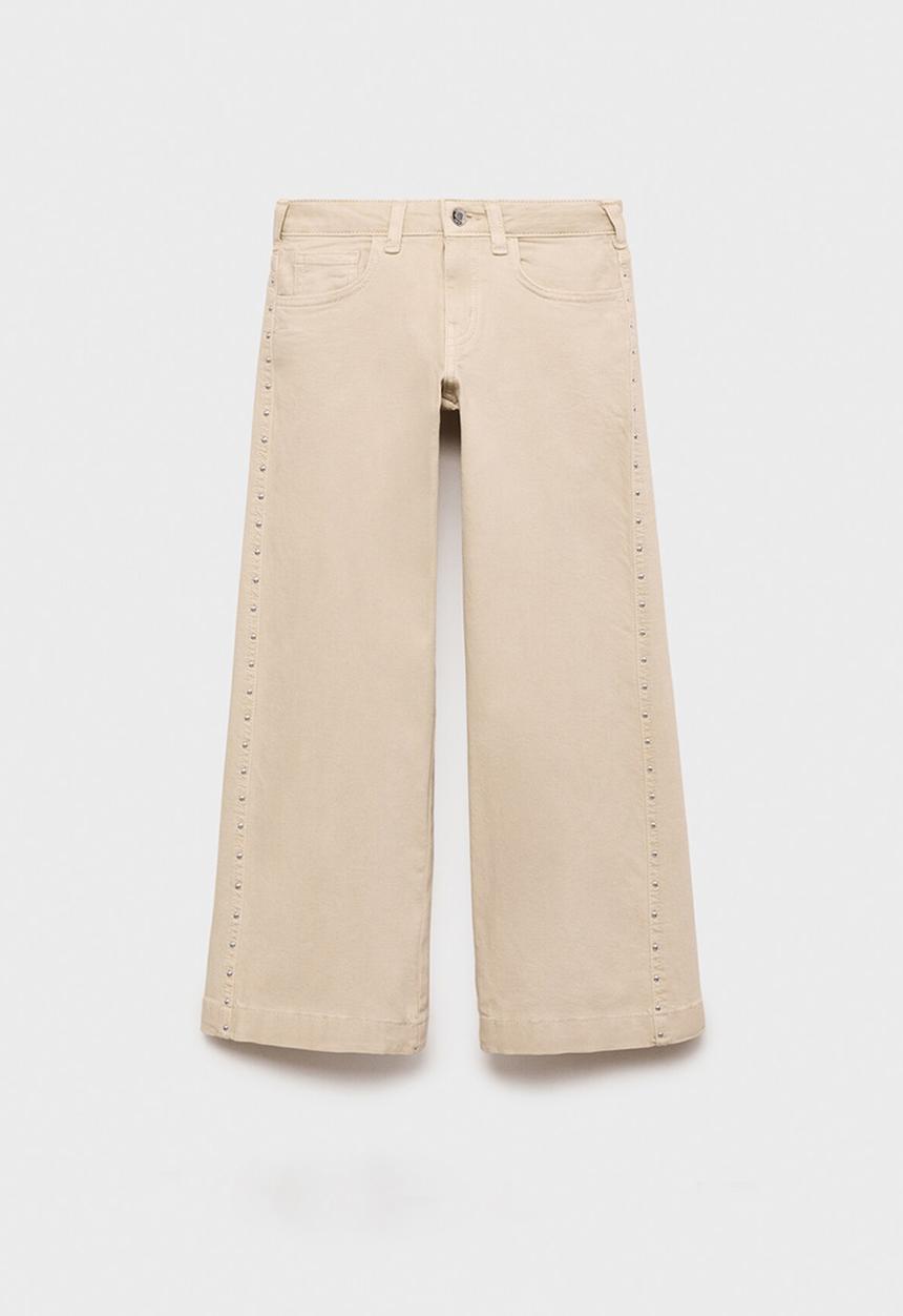 MANGO - Jeans lowrise - light/pastel brown