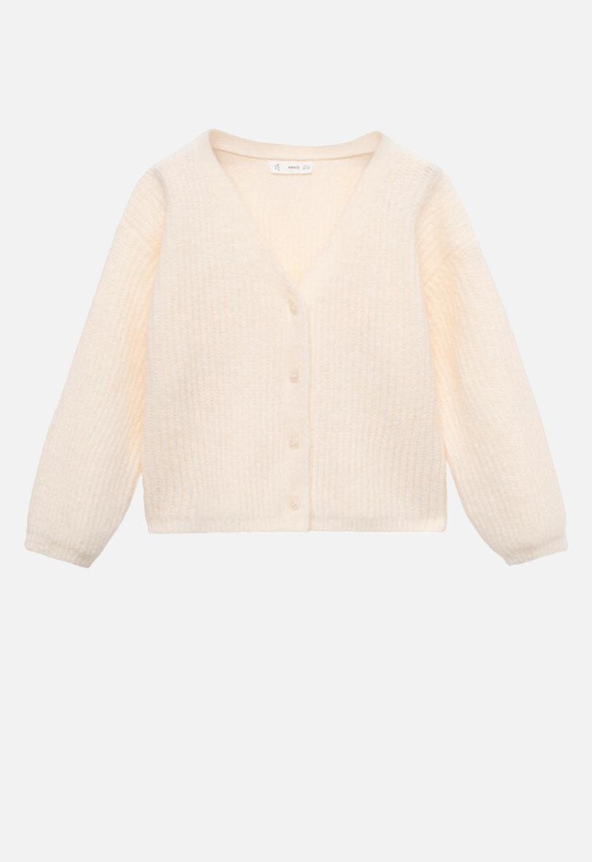 MANGO - Cardigan freya - natural