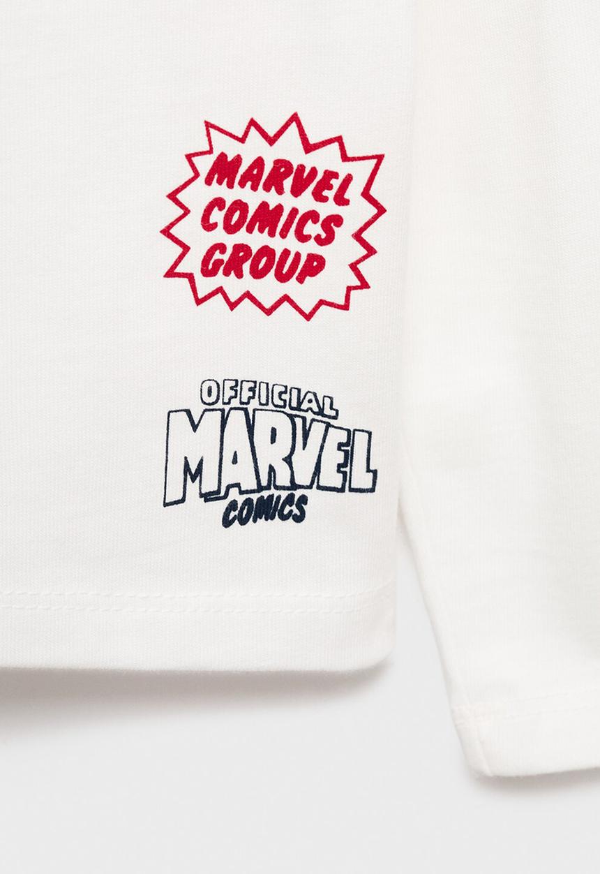 MANGO - T-shirt avecomic - natural