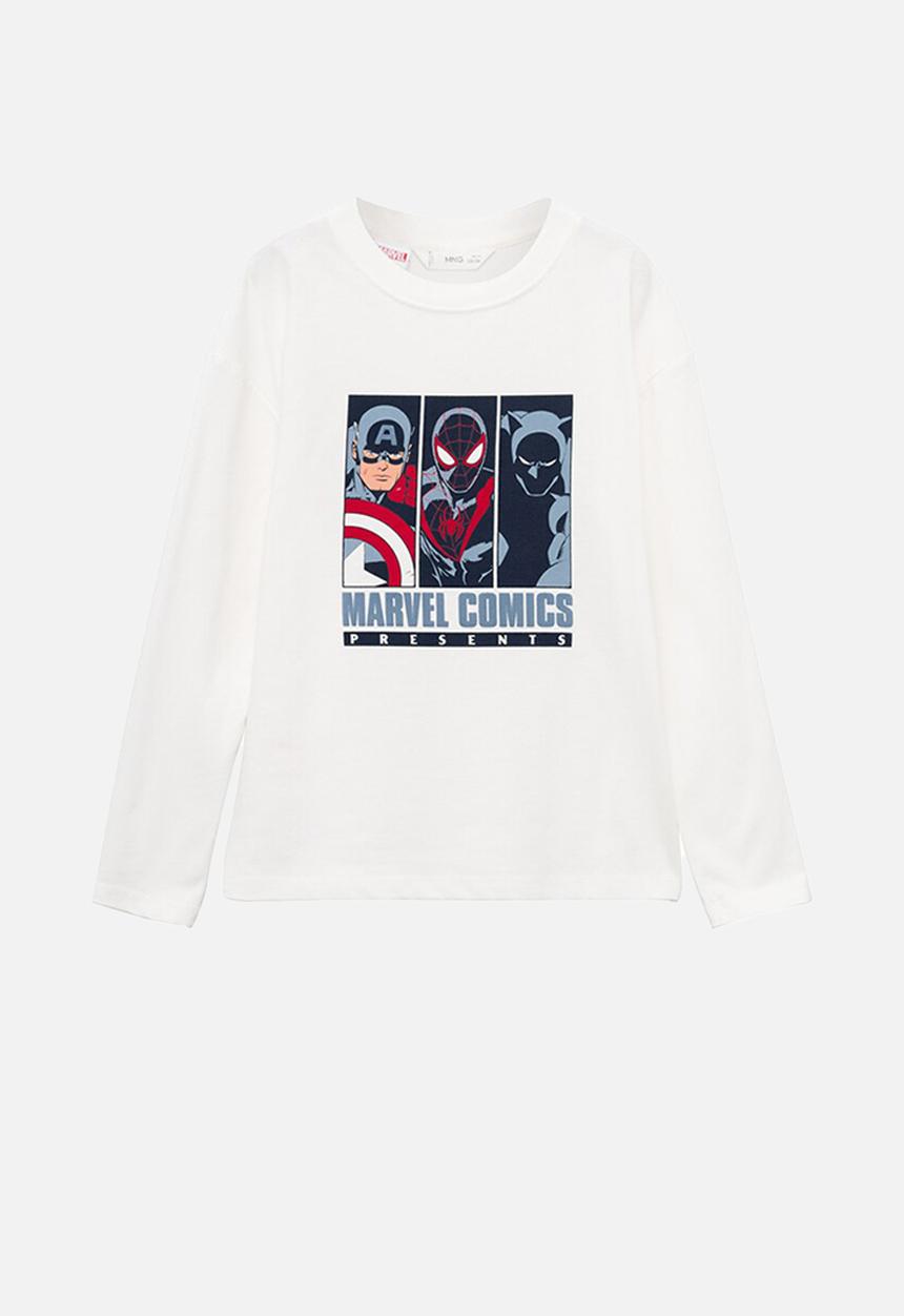 MANGO - T-shirt avecomic - natural