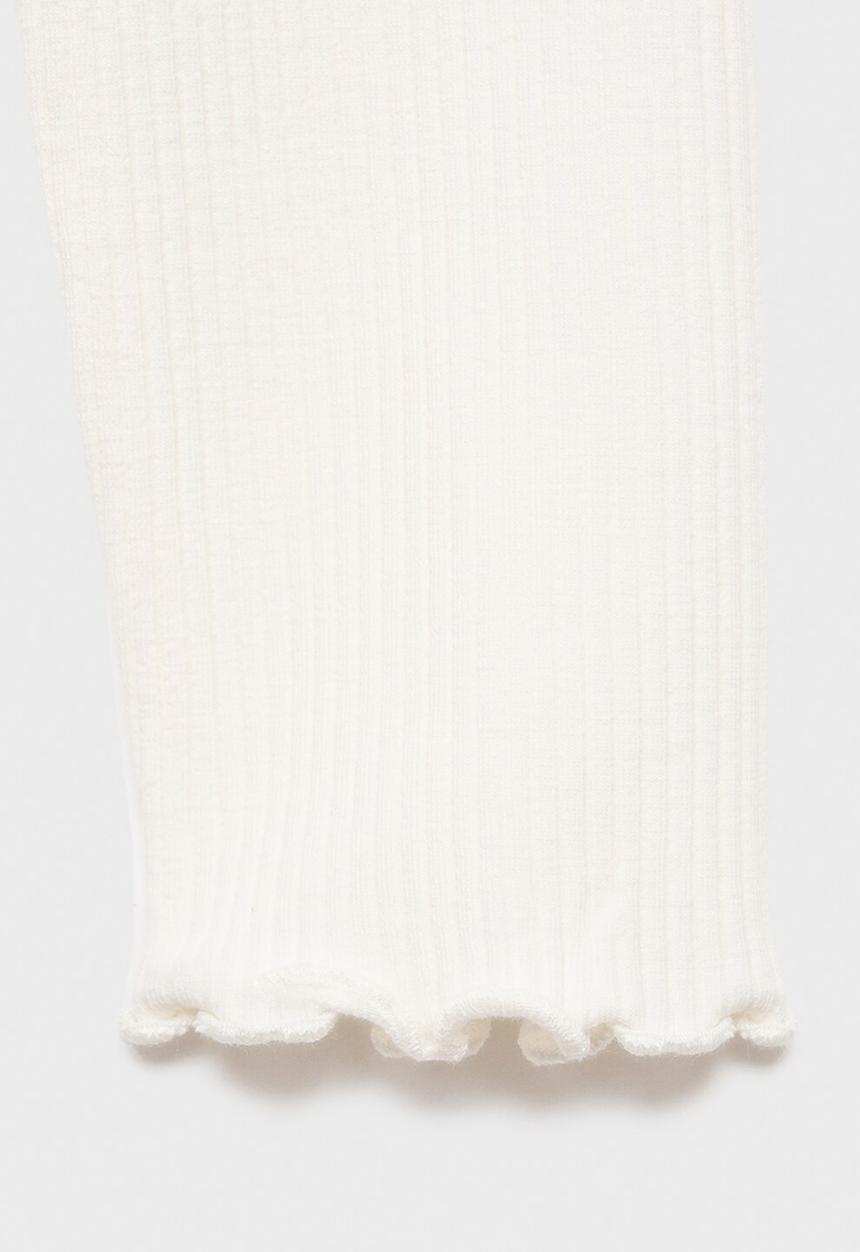 MANGO - T-Shirt Turborib -Natural