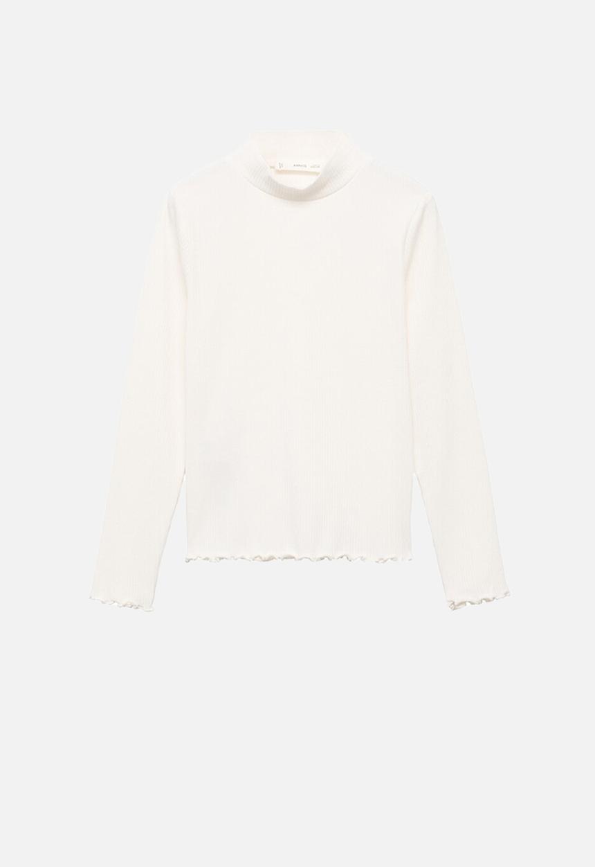MANGO - T-Shirt Turborib -Natural