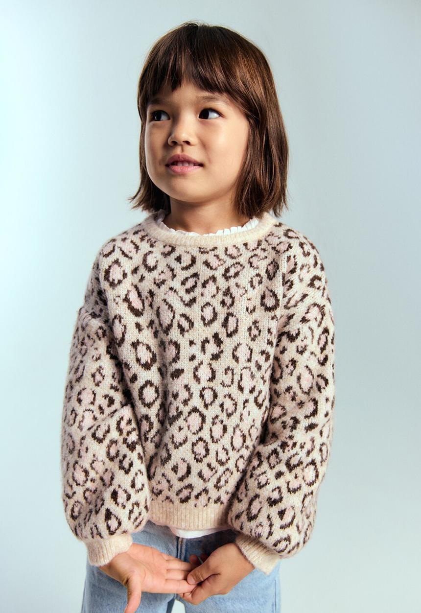 MANGO - Sweater MEOWB - Light/Pastel Brown