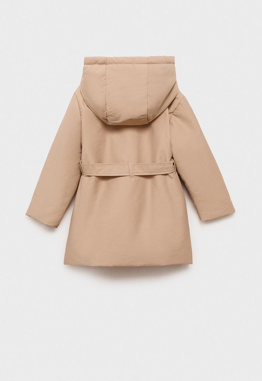MANGO - Puffer coat dina - light/pastel brown