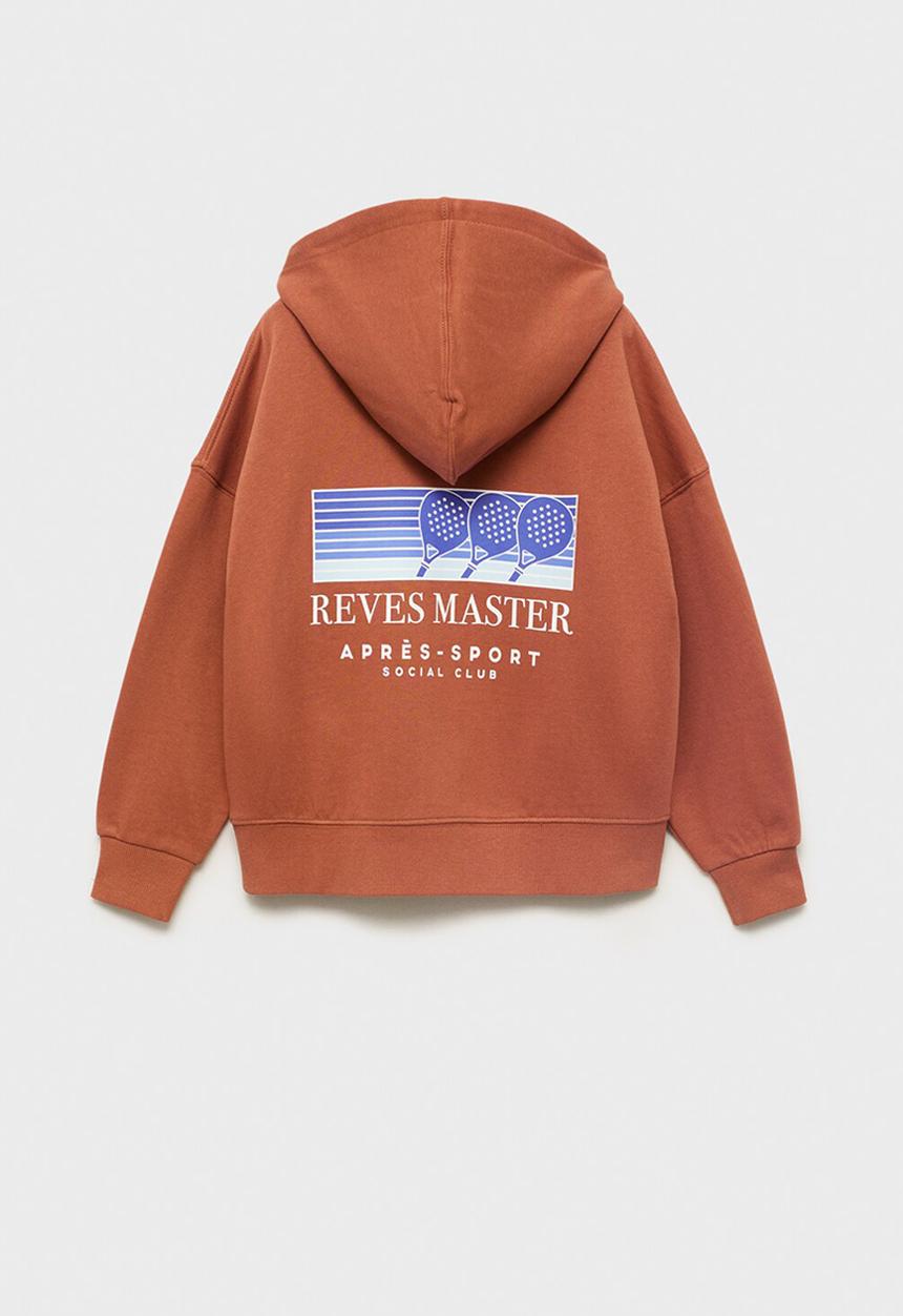 MANGO - Sweatshirt reves - medium orange