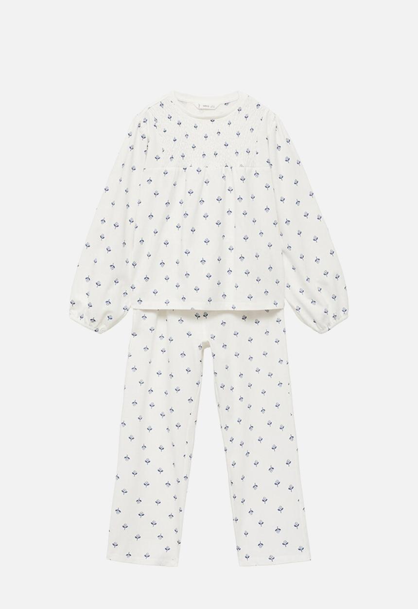MANGO - Pyjama blanqui - natural