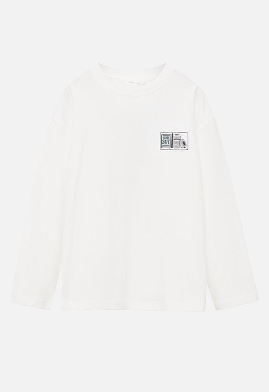 MANGO - T-shirt keepcalm - natural