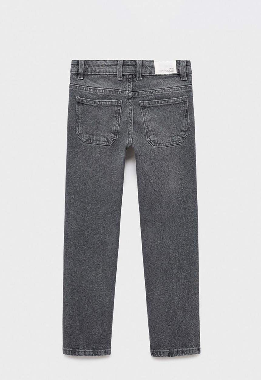 MANGO - Jeans regular - open gray