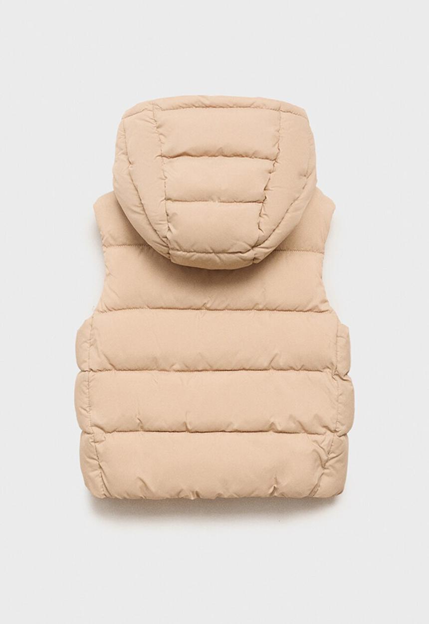 MANGO - Outer vest aldov - light pastel brown