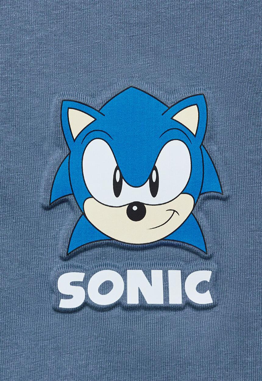 MANGO - T-shirt sonicact - medium blue