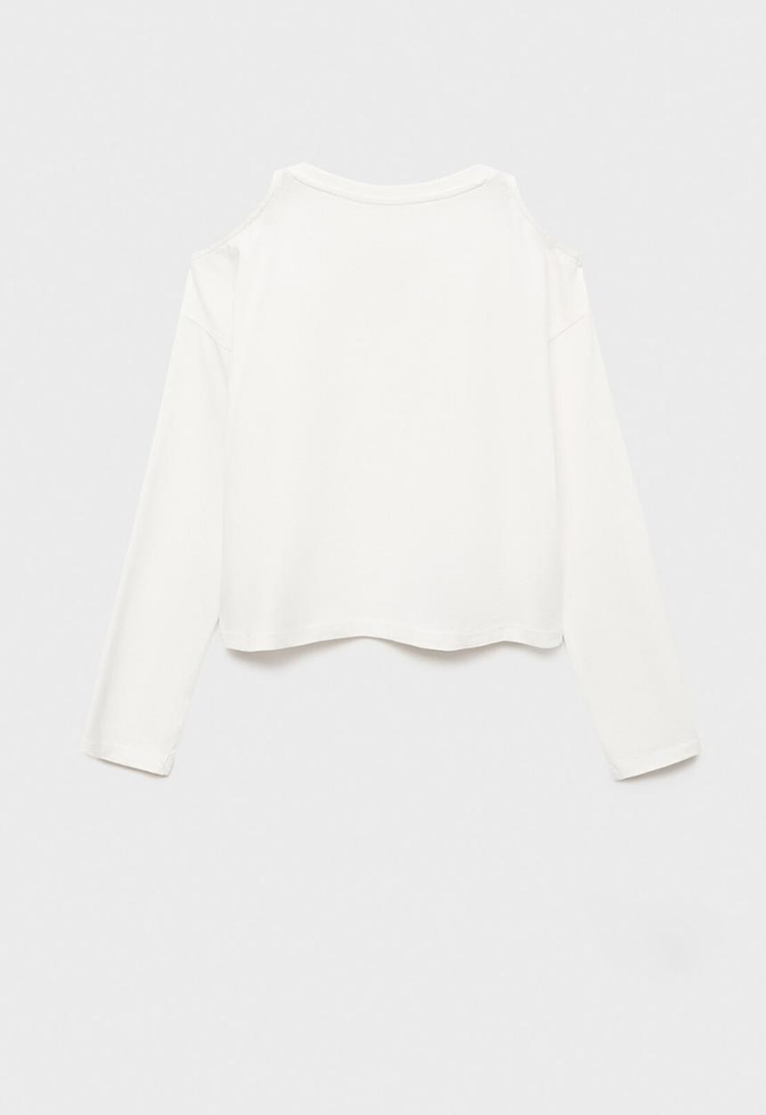 MANGO - T-shirt cutout - natural