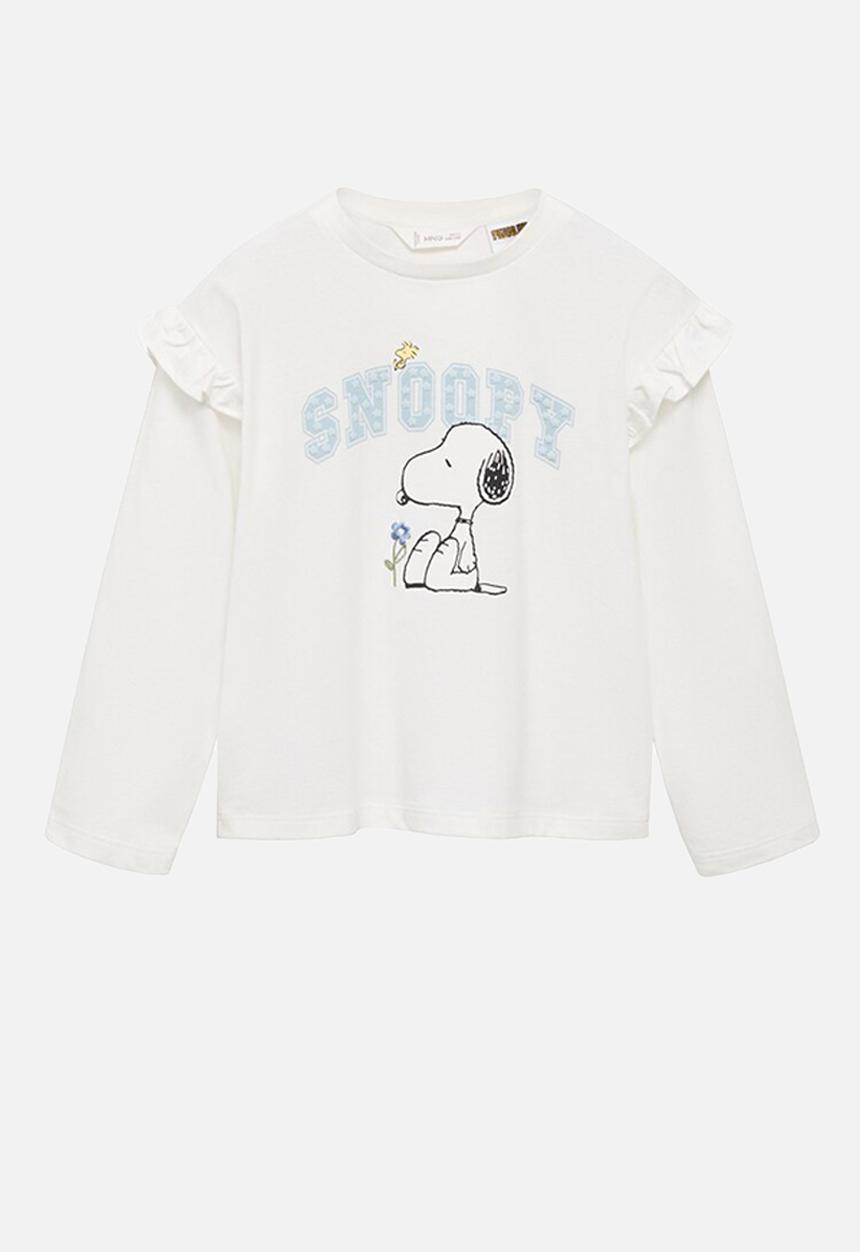 MANGO - T-shirt syflor - natural
