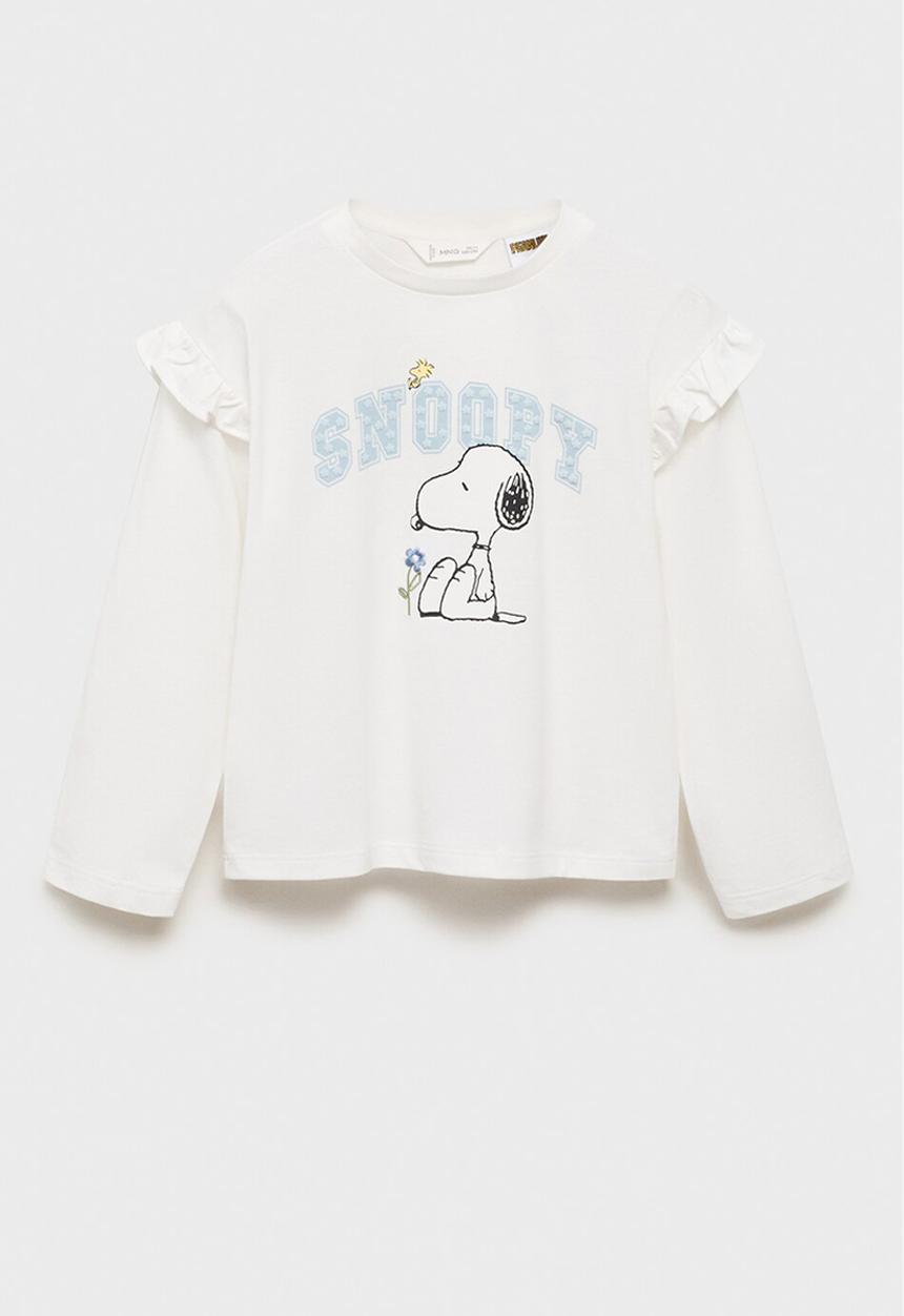 MANGO - T-shirt syflor - natural