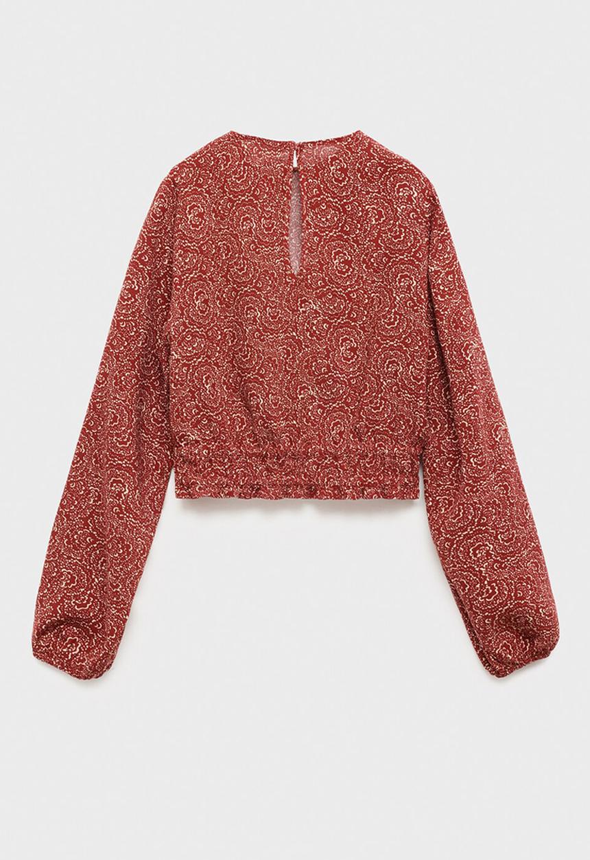MANGO - Blouse lolita - medium orange