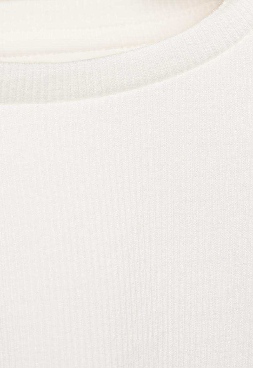 MANGO - T-shirt coli - natural