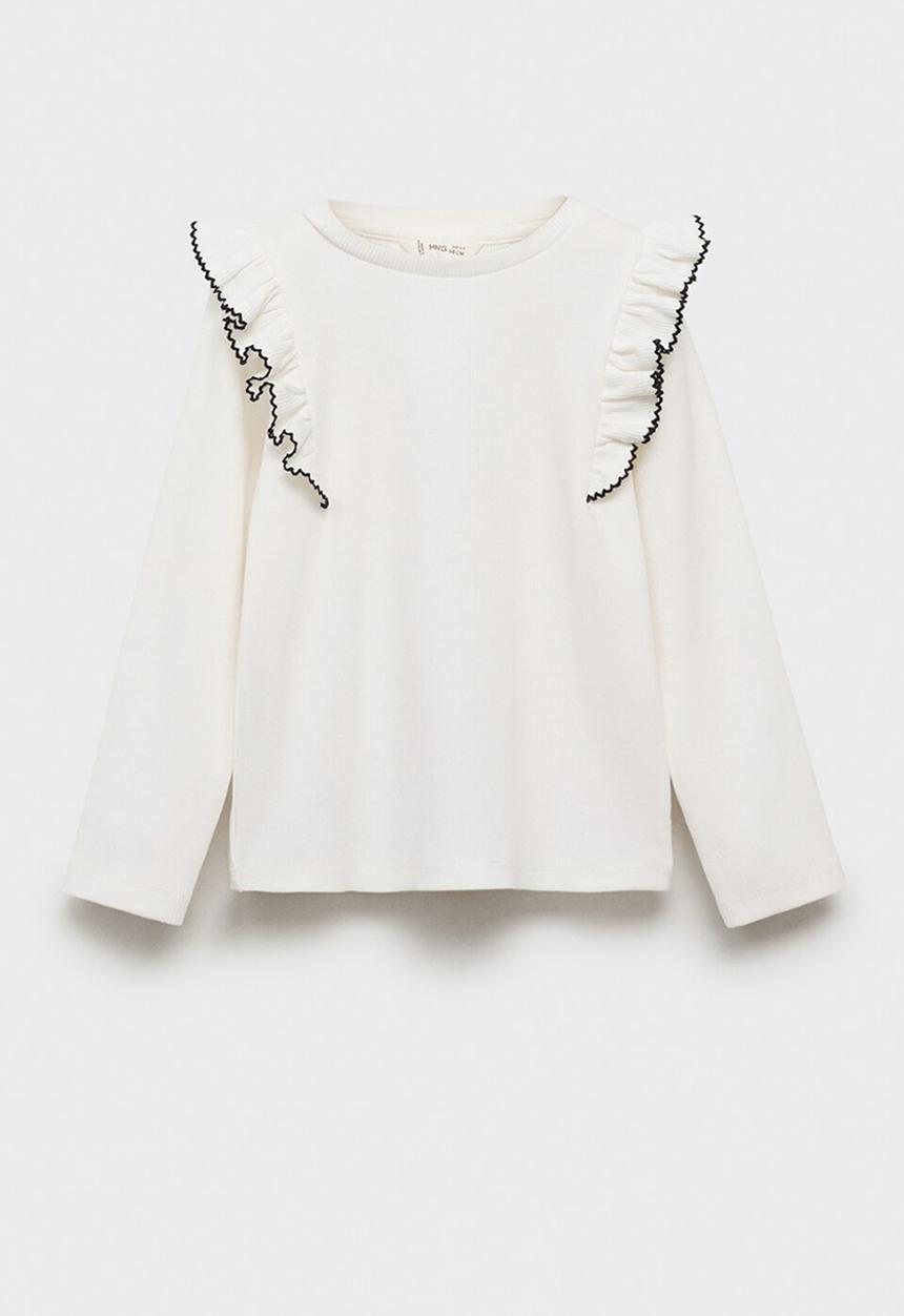MANGO - T-shirt coli - natural