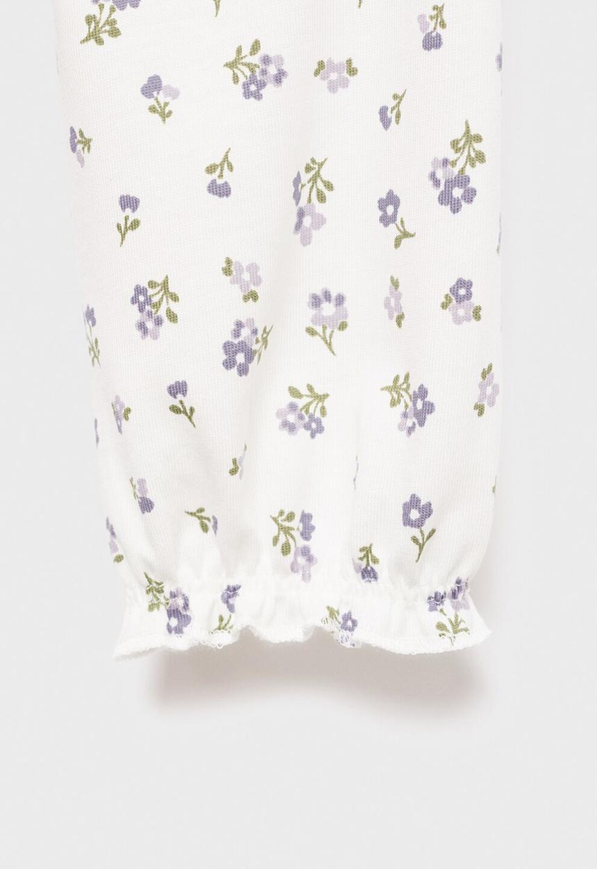 MANGO - T-shirt bouquet - natural