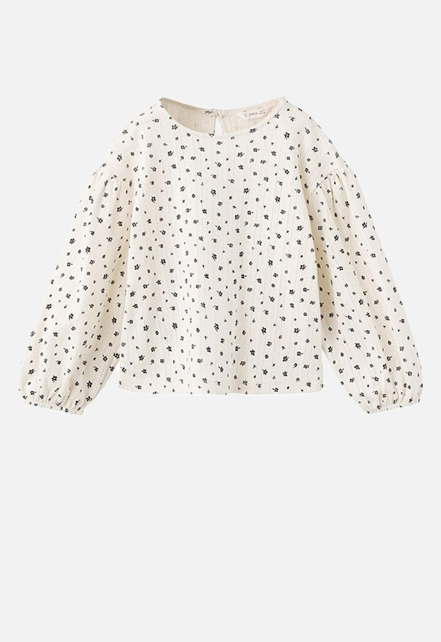 MANGO - T-shirt blusi - natural