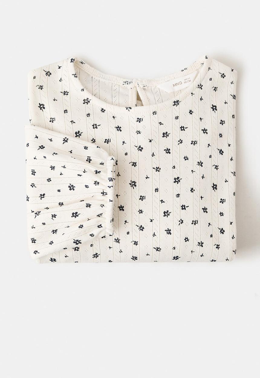 MANGO - T-shirt blusi - natural