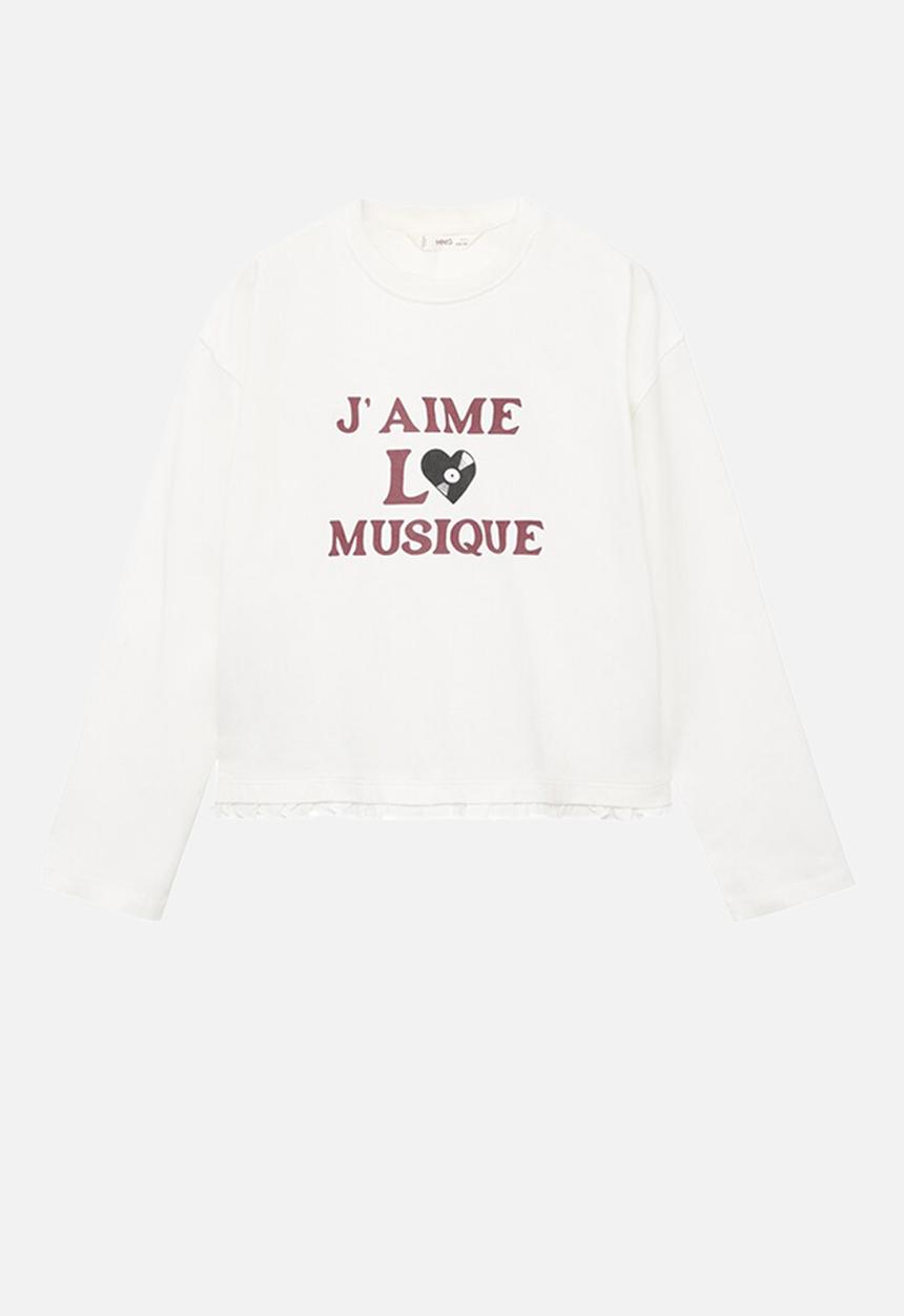 MANGO - T-Shirt MUSIQUE - Natural