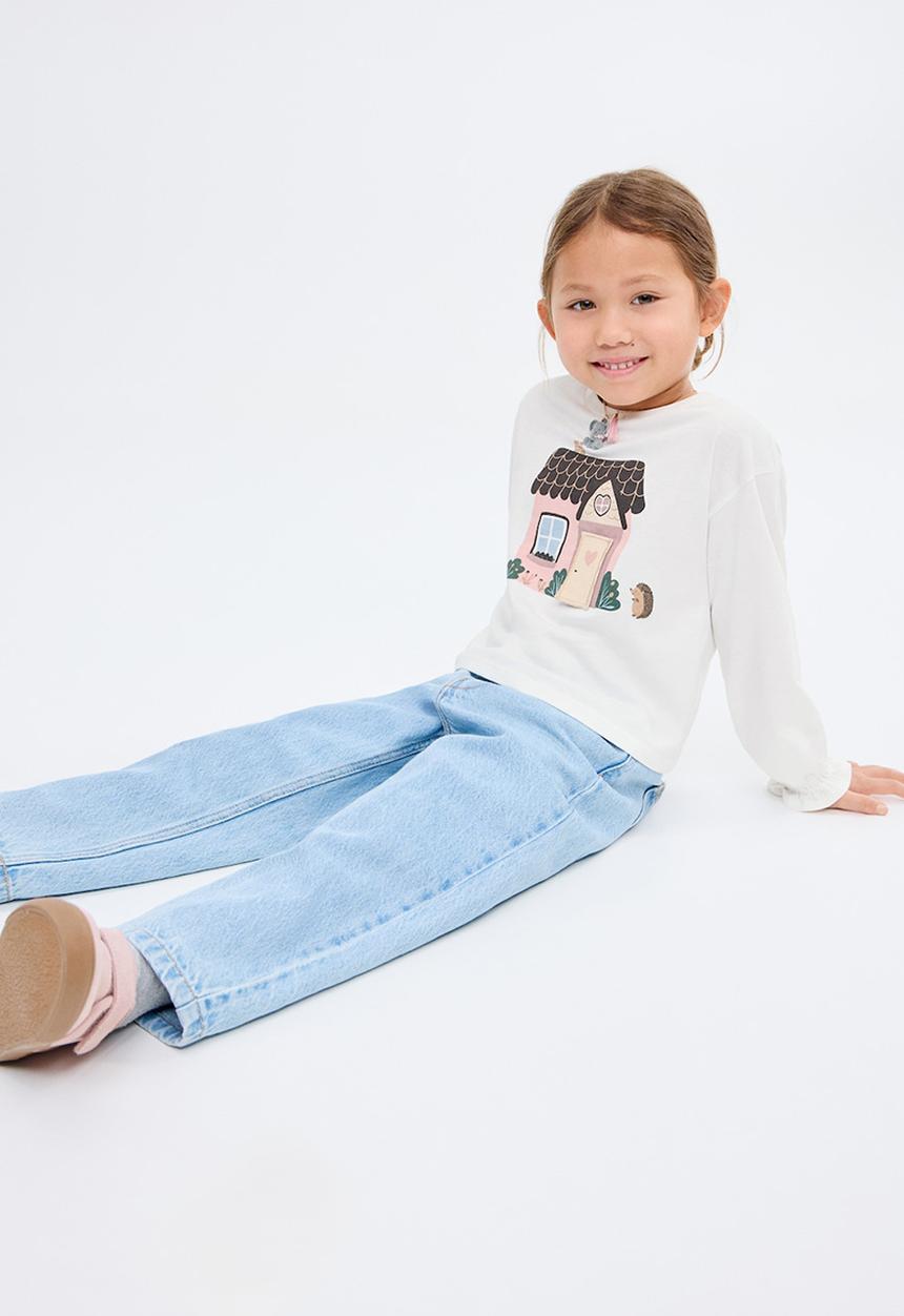 MANGO - Printed t-shirt - WHITE