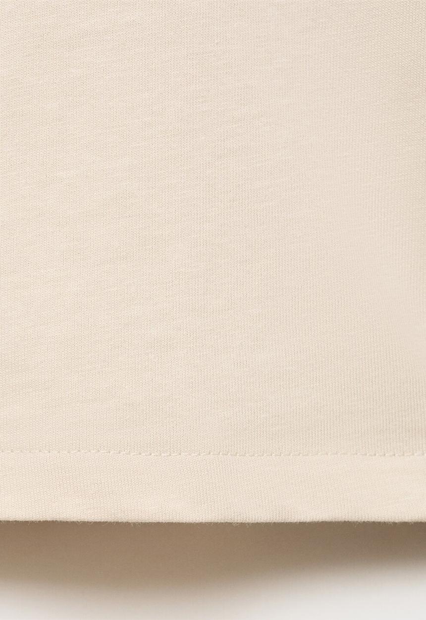 MANGO - T-shirt morning - light/pastel brown