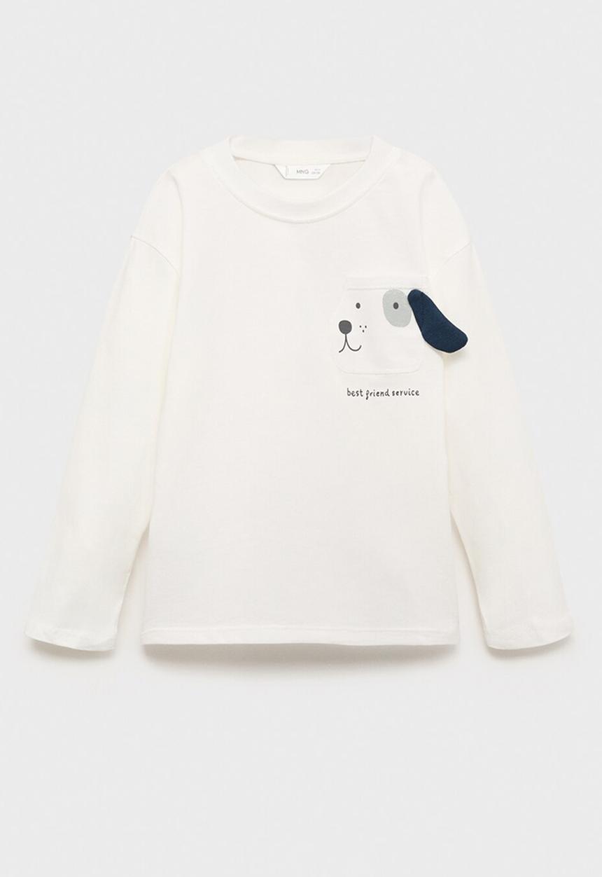 MANGO - T-shirt orejita - natural