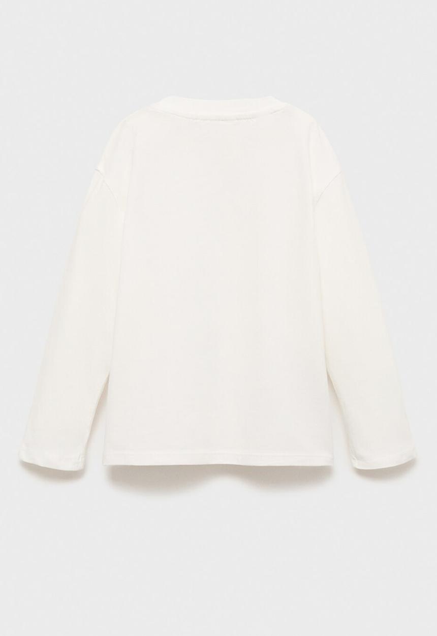 MANGO - T-shirt orejita - natural